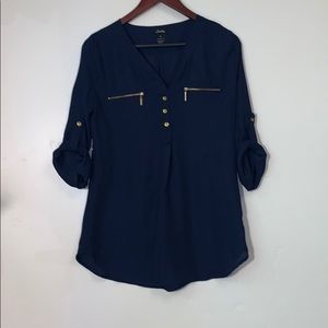 Blue Justify Blouse
